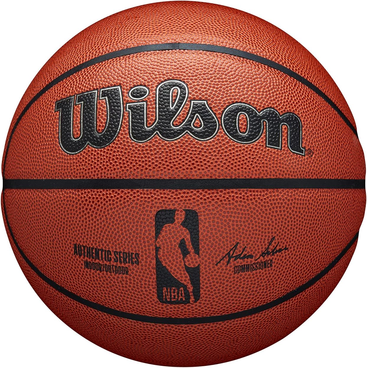 WILSON NBA Authentic Series Basketball - Indoor/Outdoor - Genuine Performance for Serious Players