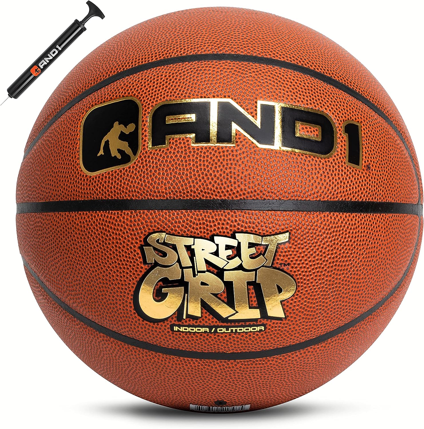 AND1 Street Grip Premium Composite Leather Basketball - Elevate Your Performance with Superior Grip and Ball Control