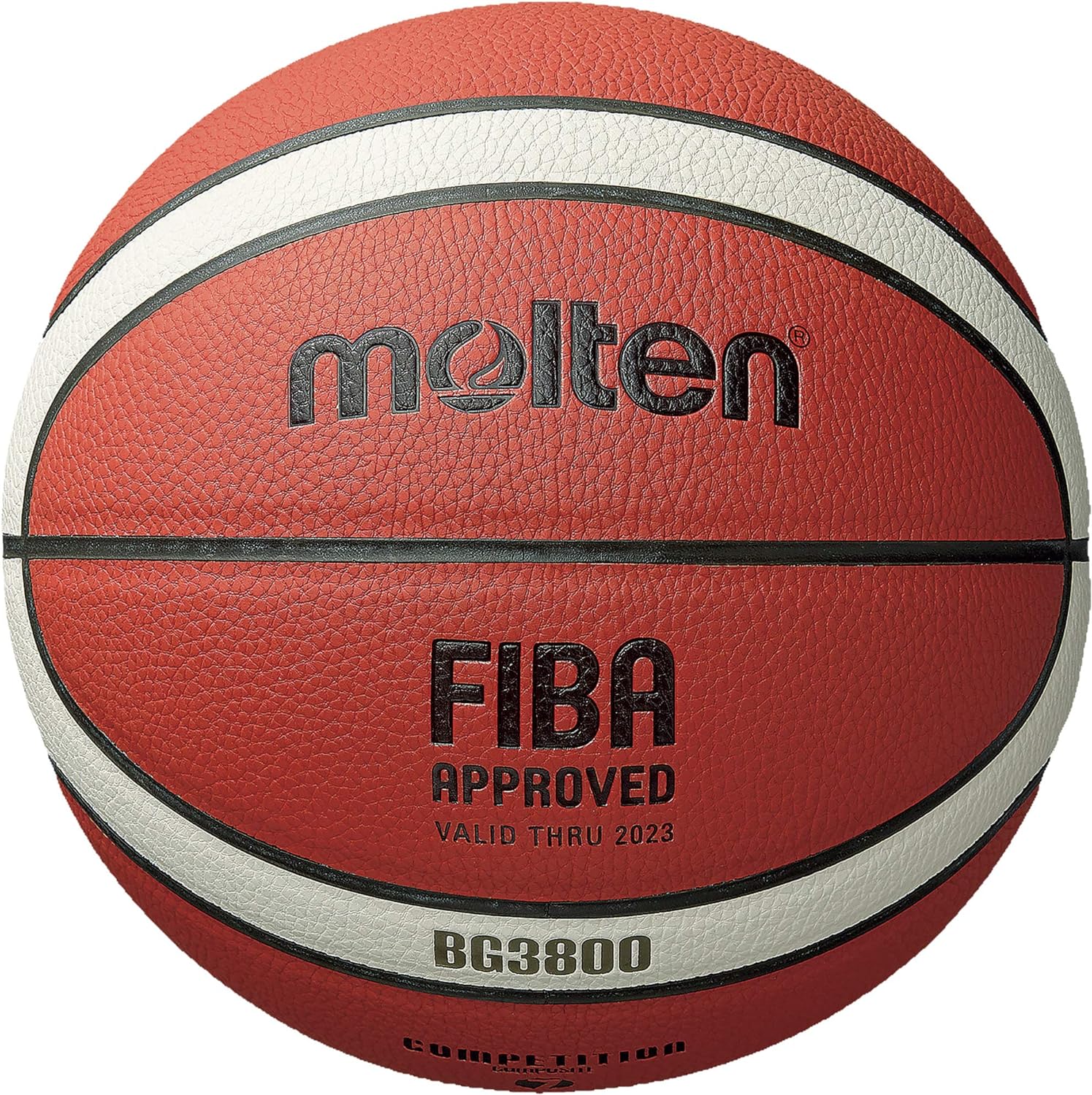 Molten BG3800 Series, Indoor/Outdoor Basketball, FIBA Approved - Approved for Professional Play with Unmatched Performance and Durability