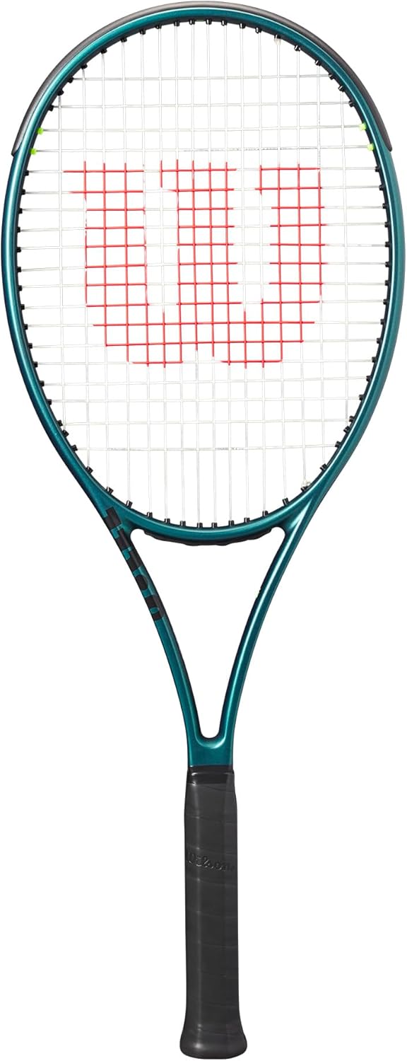 raquetas de tenis Wilson Blade 98 16x19, fotografía descriptiva para identificar la marca, el modelo, los materiales y las características principales dentro de la categoría raquetas de tenis y facilitar la búsqueda visual del producto en Amazon