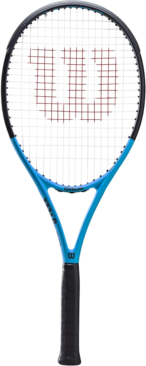 raquetas de tenis Wilson Ultra Tour, fotografía descriptiva para identificar la marca, el modelo, los materiales y las características principales dentro de la categoría raquetas de tenis y facilitar la búsqueda visual del producto en Amazon