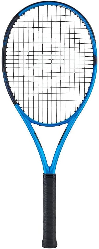 raquetas de tenis Dunlop FX 500, fotografía descriptiva para identificar la marca, el modelo, los materiales y las características principales dentro de la categoría raquetas de tenis y facilitar la búsqueda visual del producto en Amazon